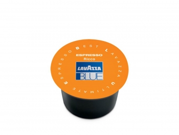 Кофе в капсулах Lavazza BLUE Espresso Ricco (Лавацца Блю Еспрессо Рикко), упаковка 100 капсул, формат Lavazza BLUE