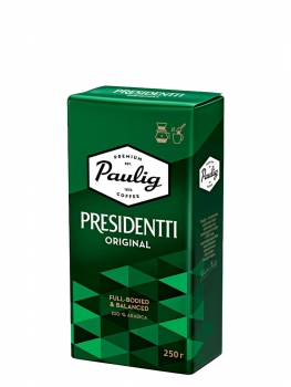 Кофе молотый Paulig Presidentti Original (Паулиг Президентти Оригинал)  250 г, вакуумная упаковка