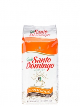 Кофе в зернах Santo Domingo Caracolillo (Санто Доминго Караколийо)  453,6 г, вакуумная упаковка