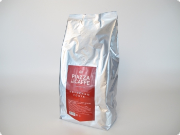 Кофе в зернах Piazza Del Caffe Espresso Forte (Пьяцца Дель Кафе Эспрессо Форте)  1 кг, вакуумная упаковка