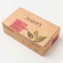 Чай цветочный каркаде TEAJOYS (ТиДжойс), упаковка 100 саше по 1,5 г
