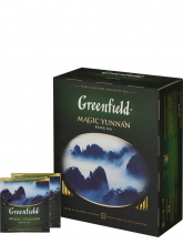 Чай черный Greenfield Magic Yunnan (Гринфилд Мейджик Юнань), упаковка 100 пакетиков